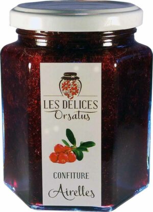 Pot de confiture d airelles