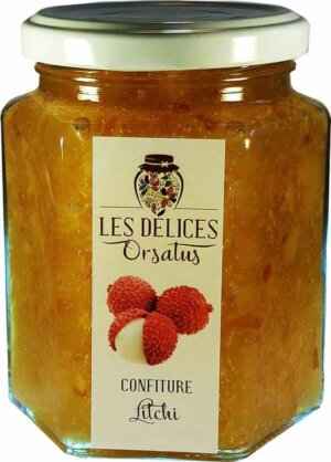 Pot de confiture de litchi