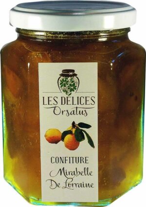 Pot de confiture de mirabelle de lorraine